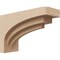 Ekena Millwork 5"W x 15"D x 10"H Classic Rockford Rough Cedar Woodgrain TimberThane Corbel, Primed Tan CORUR05X15X10ROCRCPR - alternate 1